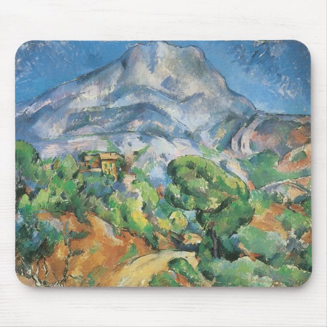 Mont Sainte Victoire Above Tholonet, Paul Cezanne Musmatta (Framsidan)