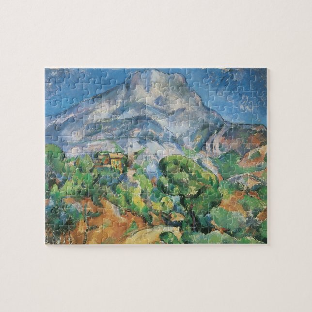 Mont Sainte Victoire Above Tholonet, Paul Cezanne Pussel (Horisontell)