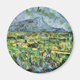 Mont Sainte-Victoire av Paul Cézanne (bäst Magnet
