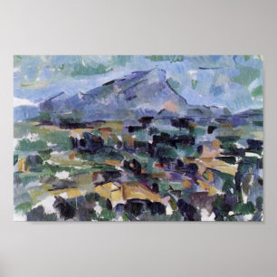 Mont Sainte-Victoire av Paul Cézanne (bäst Poster