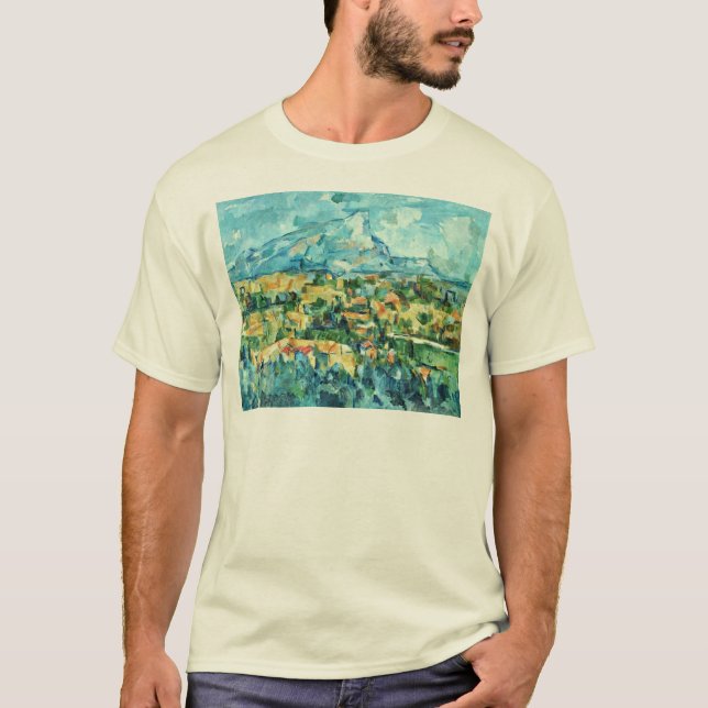 Mont Sainte-Victoire av Paul Cézanne (bäst T-shirt (Framsida)
