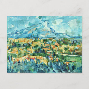 Mont Sainte-Victoire av Paul Cézanne (Bästa kvalit Vykort