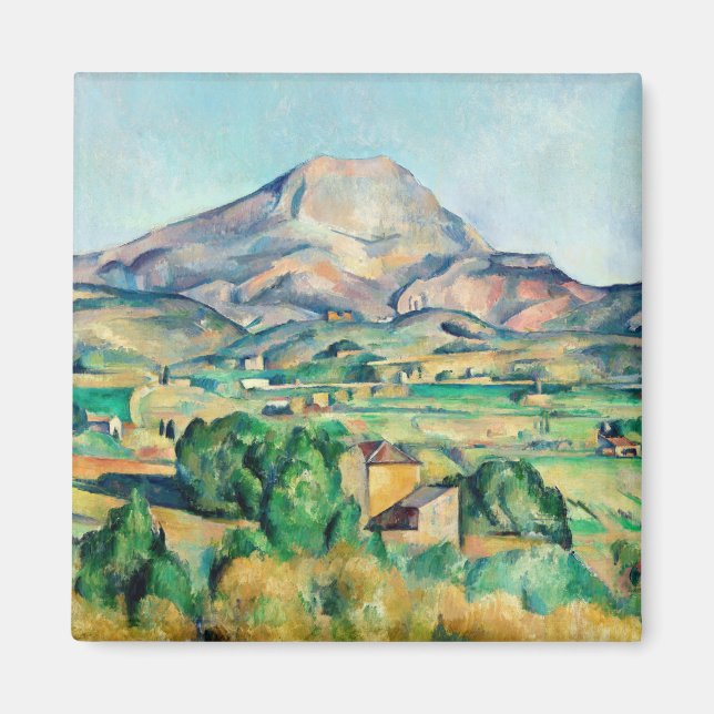 Mont Sainte-Victoire av Paul Cézanne Magnet (Framsidan)