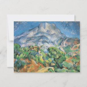 Mont Sainte Victoire ovanför Tholonet, Paul Cezann