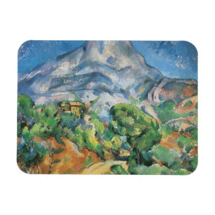 Mont Sainte Victoire ovanför Tholonet, Paul Cezann Magnet