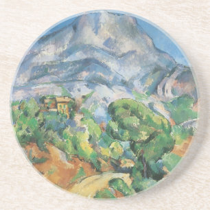 Mont Sainte Victoire ovanför Tholonet, Paul Cezann Underlägg Sandsten