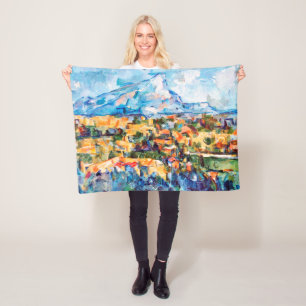 Mont Sainte-Victoire, Paul Cezanne Fleecefilt