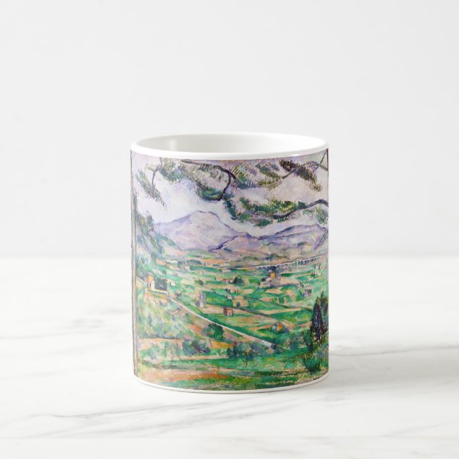 Mont Sainte-Victoire, Paul Cezanne Kaffemugg (Center)
