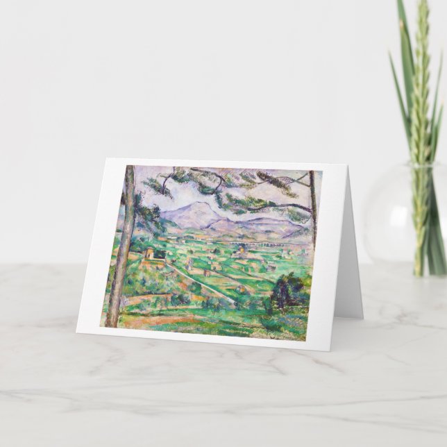Mont Sainte-Victoire, Paul Cezanne Kort (Framsida)