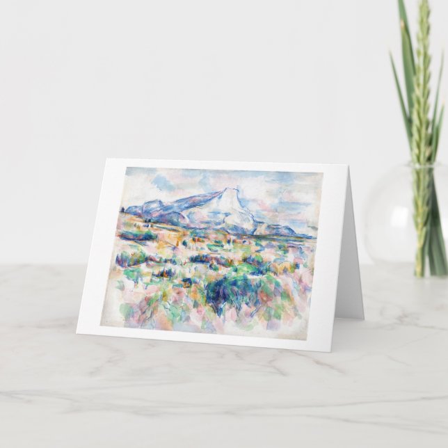 Mont Sainte-Victoire, Paul Cezanne Kort (Framsida)
