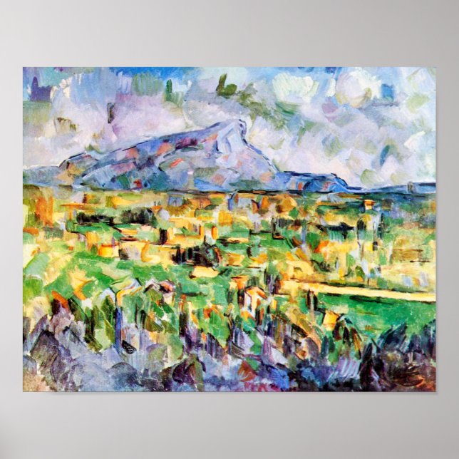 Mont Sainte-Victoire, Paul Cezanne Poster (Framsidan)