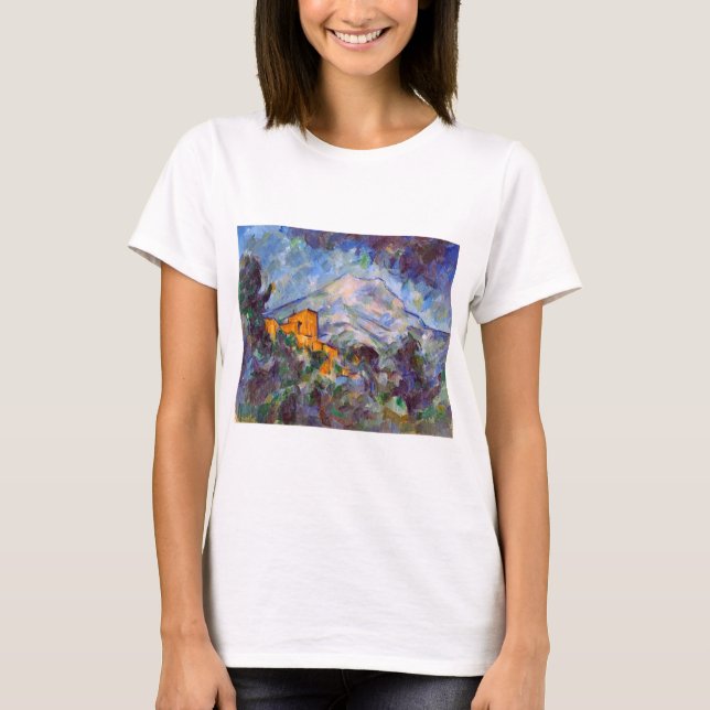 Mont Sainte-Victoire, Paul Cezanne T Shirt (Framsida)