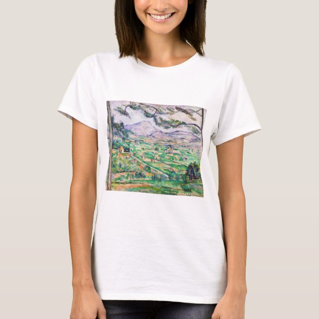 Mont Sainte-Victoire, Paul Cezanne T Shirt (Framsida)