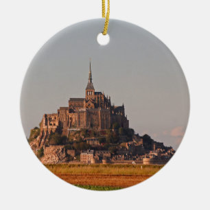 Mont Sanktt-Michel 3 Julgransprydnad Keramik