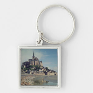 Mont Sanktt-Michel Fyrkantig Silverfärgad Nyckelring