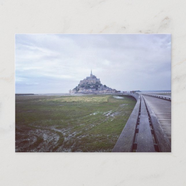 Mont St Micheal Vykort (Framsida)
