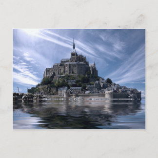 Mont St Michel Church Normandy Vykort