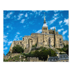 Mont St Michel, Frankrike - fotoutskrift Fototryck