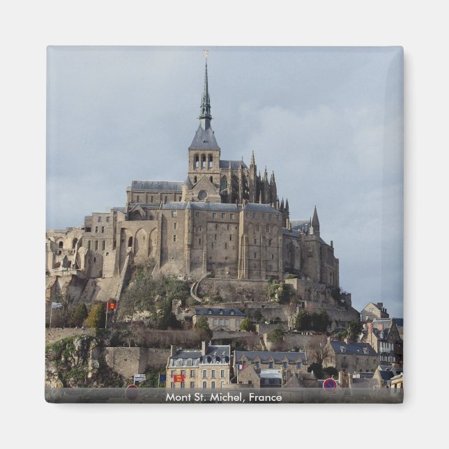 Mont St. Michel, Frankrike Magnet (Framsidan)