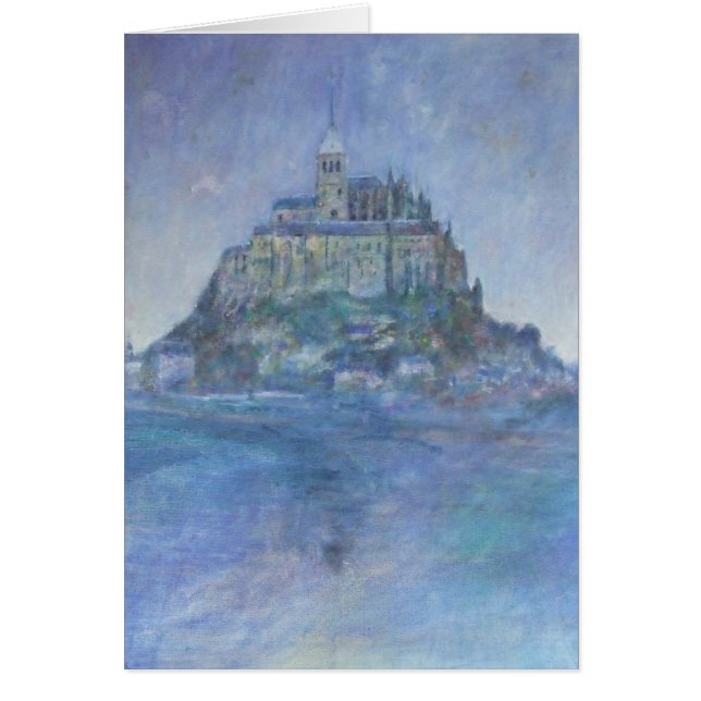 Mont St Michel Hälsningskort (Framsidan)