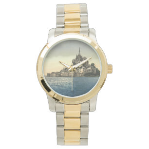 Mont St Michel II, Normandy, frankrike Armbandsur