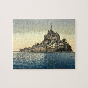 Mont St Michel II, Normandy, frankrike Pussel