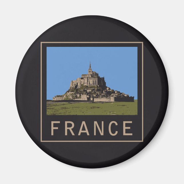 Mont St. Michel Magnet (Framsidan)