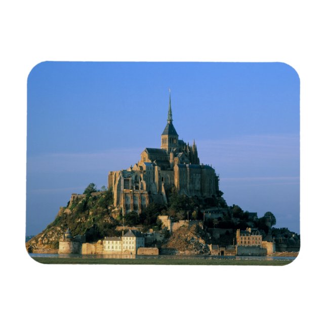 Mont St Michel, Manche, Normandie, Frankrike Magnet (Horisontell)