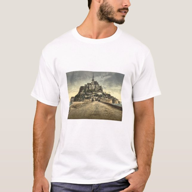 Mont St Michel mig, Normandy, frankrike Tee (Framsida)