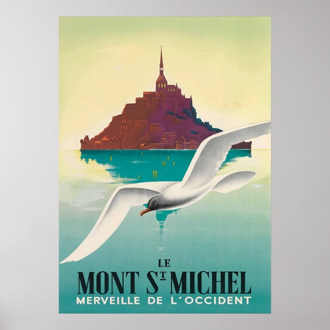 MONT ST. MICHEL POSTER (Framsidan)