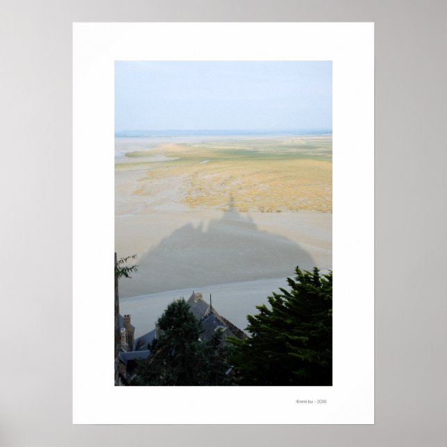 MONT ST MICHEL Poster SKUGGEN (Framsidan)