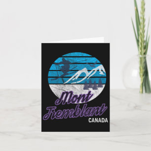Mont-treblant Quebec Canada Ski Resort Snowboardi Kort
