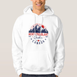 Mont-Tremblant Canada Québec skiing Mountain Hoodie