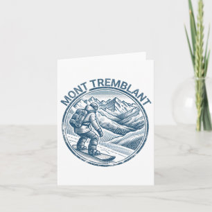 Mont Tremblant Canada Snowboarding Snowboarder Kort