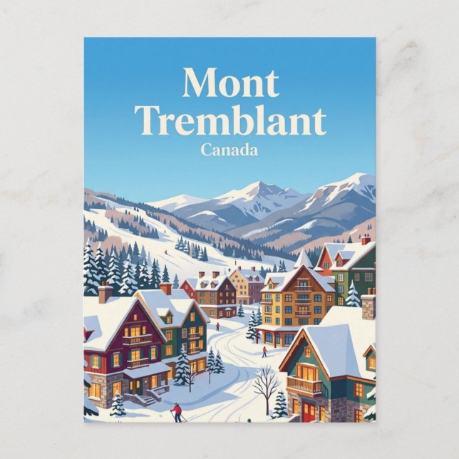 Mont Tremblant Kanada Vykort (Framsida)