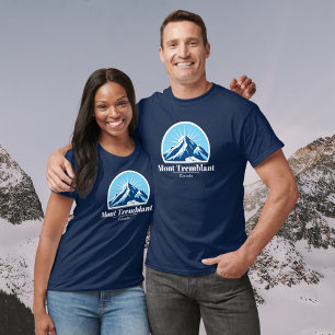 Mont Tremblant Kanadas skidort namn kläder T Shirt