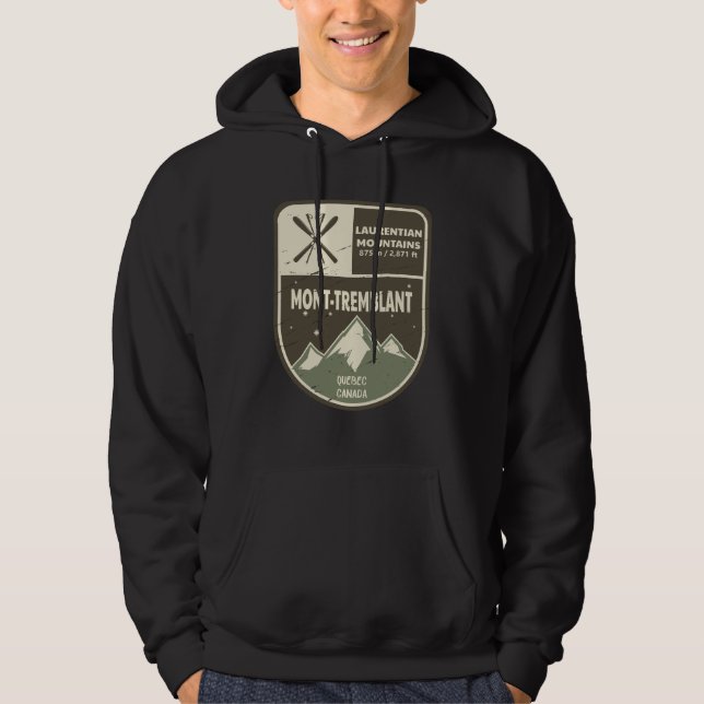 Mont-Tremblant Laurentian Mountains Kanada  Hoodie (Framsida)