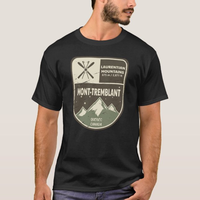 Mont-Tremblant Laurentian Mountains Kanada T Shirt (Framsida)