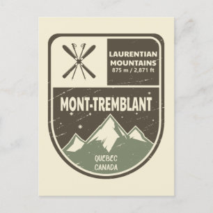 Mont-Tremblant Laurentian Mountains Kanada Vykort