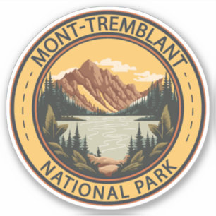 Mont Tremblant National Park Canada Badge Klistermärken