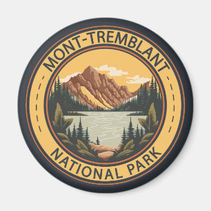Mont Tremblant National Park Canada Badge Magnet