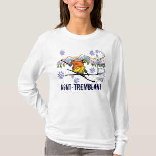 Mont Tremblant Quebec damhoodie Tee Shirt