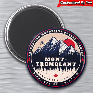 Mont-Tremblant Quebec Laurentian Mountains Kanada Magnet