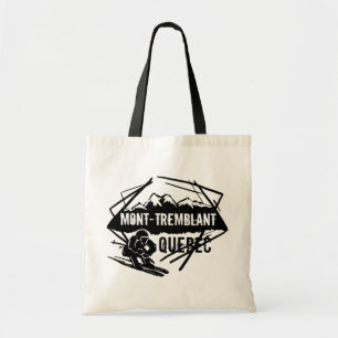 Mont Tremblant Quebec ski-logotyp, återanvändbar p Tygkasse
