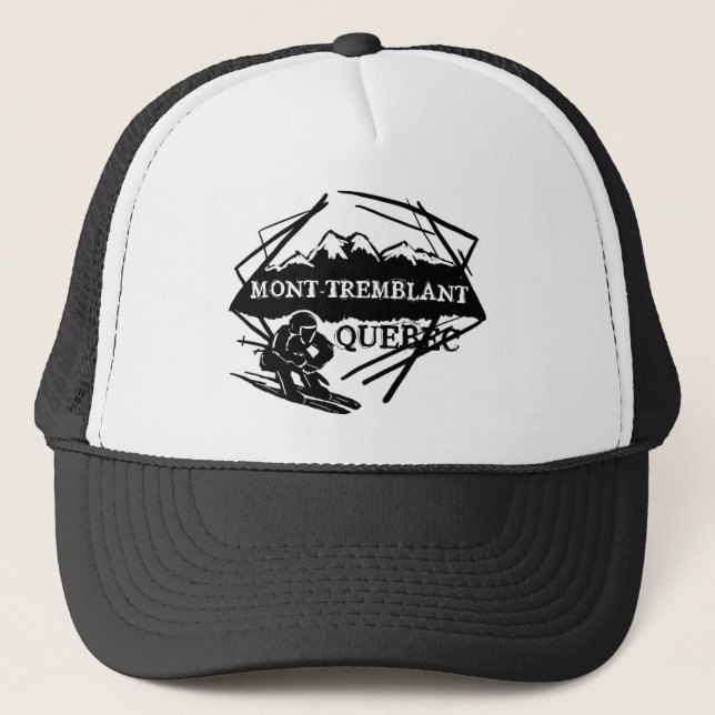 Mont Tremblant Quebec ski logotyp hat Keps (Framsida)