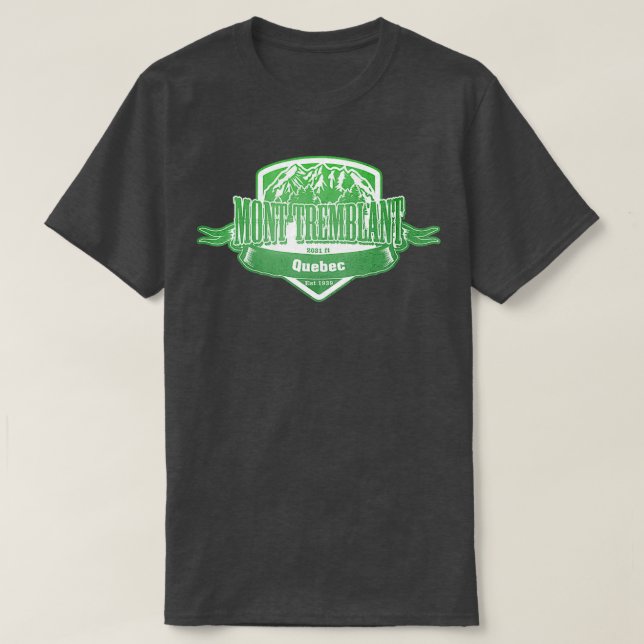 Mont Tremblant Quebec Ski Resort T Shirt (Design framsida)