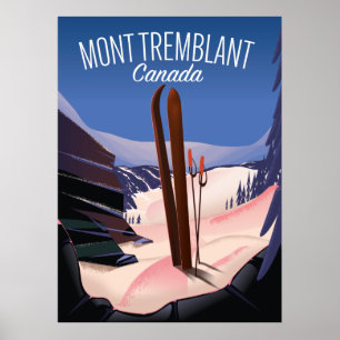 Mont Tremblant Ski Kanada Poster