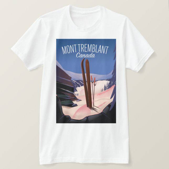 Mont Tremblant Skid Kanada T Shirt (Design framsida)