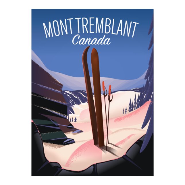 Mont Tremblant Skida Kanada Fototryck (Framsidan)