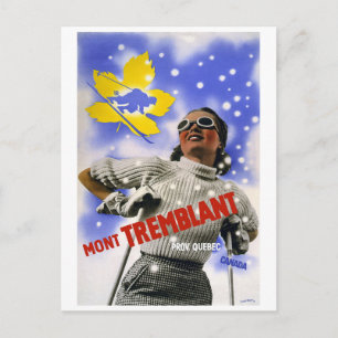 "Mont Tremblant" Vintage resor Vykort